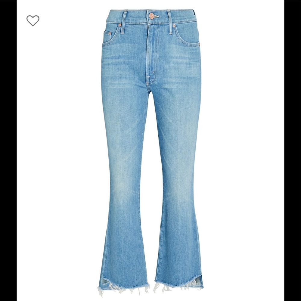 Mother Insider Crop Step Fray